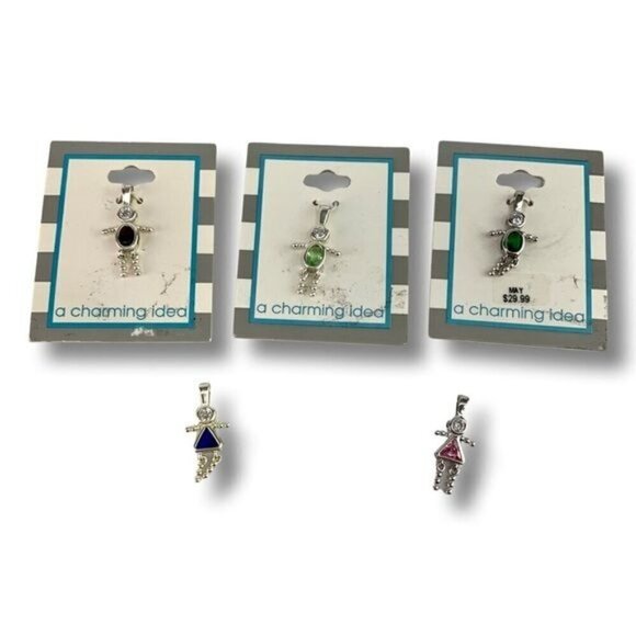 A Charming Idea Birthstone Babies Charms Lot of 5 - Picture 1 of 10